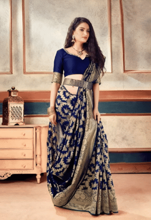 Soft Lichi Silk Saree