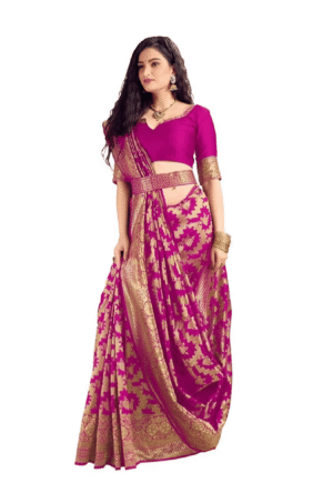 Soft Lichi Silk Saree