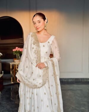 Heavy Chinon Silk Gown