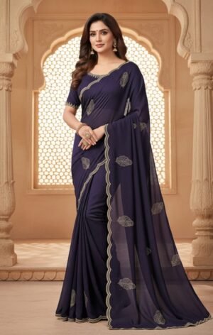 Soft Pure Fandy Sattin Saree