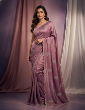 Soft Pure Fandy Sattin Saree